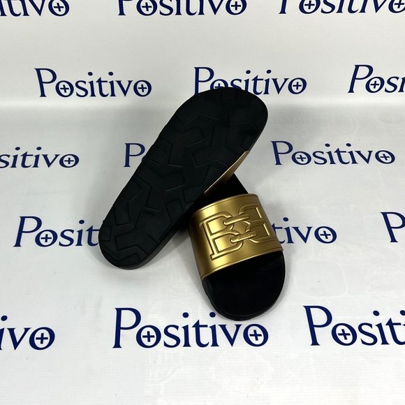 Bally Mens Scotty Gold Rubber Sandals US 10 - Picture 5 of 6